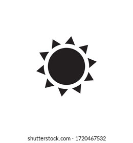 sun icon color style design