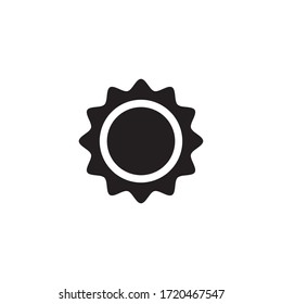 sun icon color style design