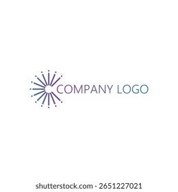 Sun icon company logo concept design