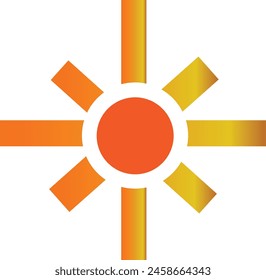 Diseño de iconos de sol 10 EPS