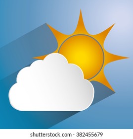 Sun icon design 