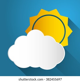 Sun icon design 