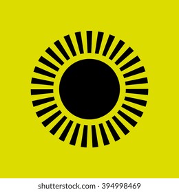 sun icon design 
