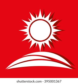 sun icon design 