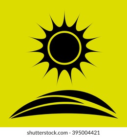 sun icon design 