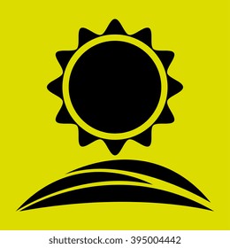 sun icon design 