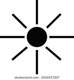 Sun icon design eps 10