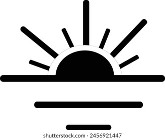 sun icon design eps 10