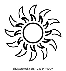 Diseño de iconos solares, diseño de ilustraciones