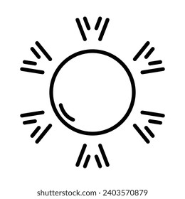 Sun icon design for personal commercial use