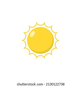 Design-Vorlage für Sun-Icons, Vektorgrafik