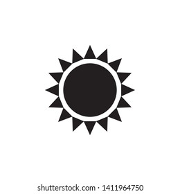 sun icon design template. Trendy style, vector eps 10