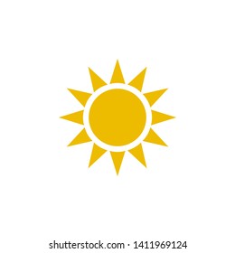 Sun Icon Design Template. Trendy Style, Vector Eps 10