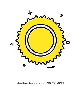 Sun icon design vector