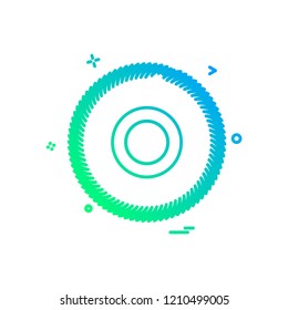 Sun icon design vector