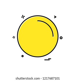 Sun icon design vector
