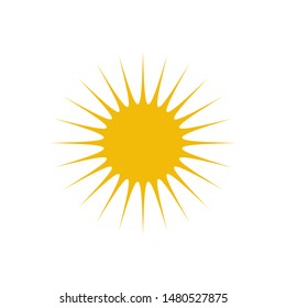 sun icon design vector illustration
