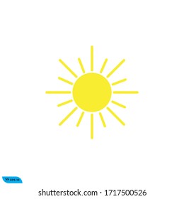 sun icon design vector illustration 