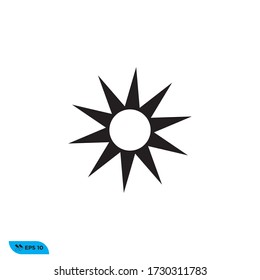 sun icon design vector illustration