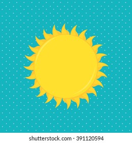 sun icon design, vector illustration eps10 graphic 