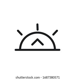 sun icon design vector symbol