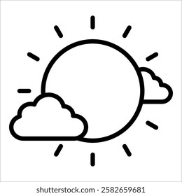 Sun Icon Element For Design