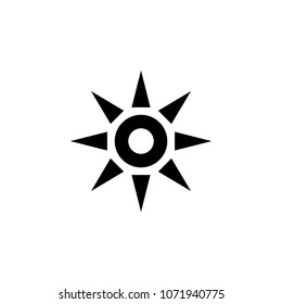 the sun icon. Element of minimalistic icon for mobile concept and web apps. Signs and symbols collection icon for websites, web design, mobile app on white background