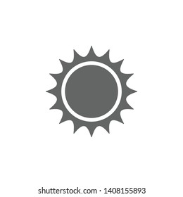 Sun icon. Element of weather sign icon