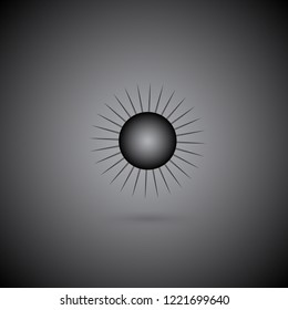 
sun icon emblem yellow