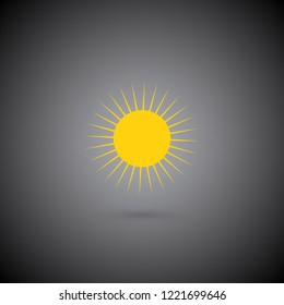 
sun icon emblem yellow