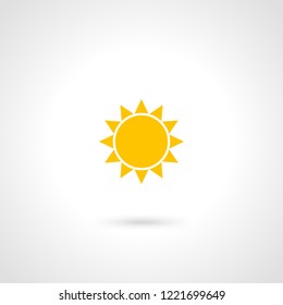 
sun icon emblem yellow