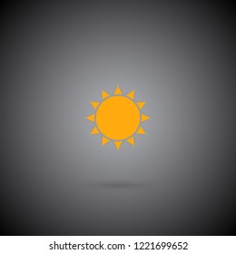
sun icon emblem yellow