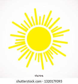 Sun icon,  eps,  jpg,  picture,  flat,  app, web, art, object, flat, tock vector