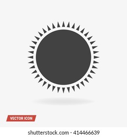 Sun Icon. icon eps10.