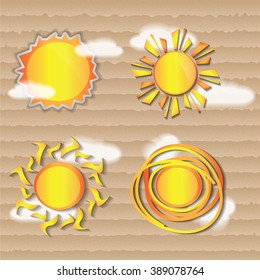 sun icon eps10 vector eps jpg picture flat app web art object