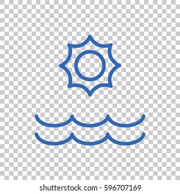  Sun icon flat.