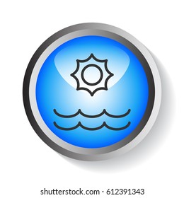  Sun icon flat.