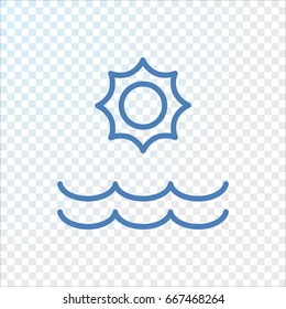  Sun icon flat.