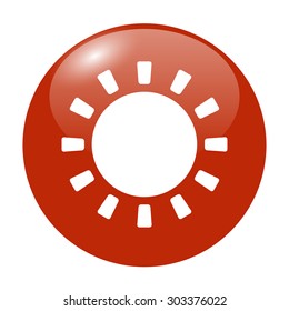Sun Icon. Flat design style eps 10