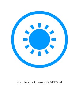 Sun Icon. Flat design style eps 10