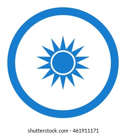 sun Icon, flat design style