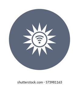 sun Icon, flat design style