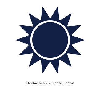 sun icon glyph cool cute icon pack app design icon