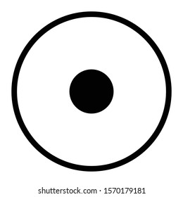 sun icon glyph vector design