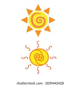 Icono de Sun para el proyecto de diseño gráfico