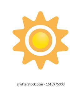 Sun Icon for Graphic Design Projects