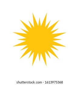 Sun Icon for Graphic Design Projects
