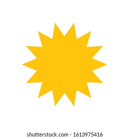 Sun Icon for Graphic Design Projects