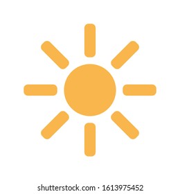 Sun Icon for Graphic Design Projects