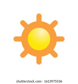 Sun Icon for Graphic Design Projects